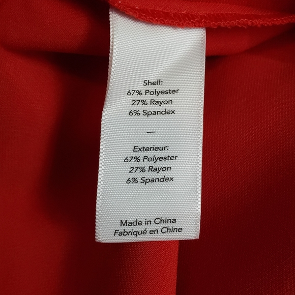 NWT Likely Maisey One Shoulder Bodycon Mini Dress Scarlet Red Size 4 - Picture 14 of 14